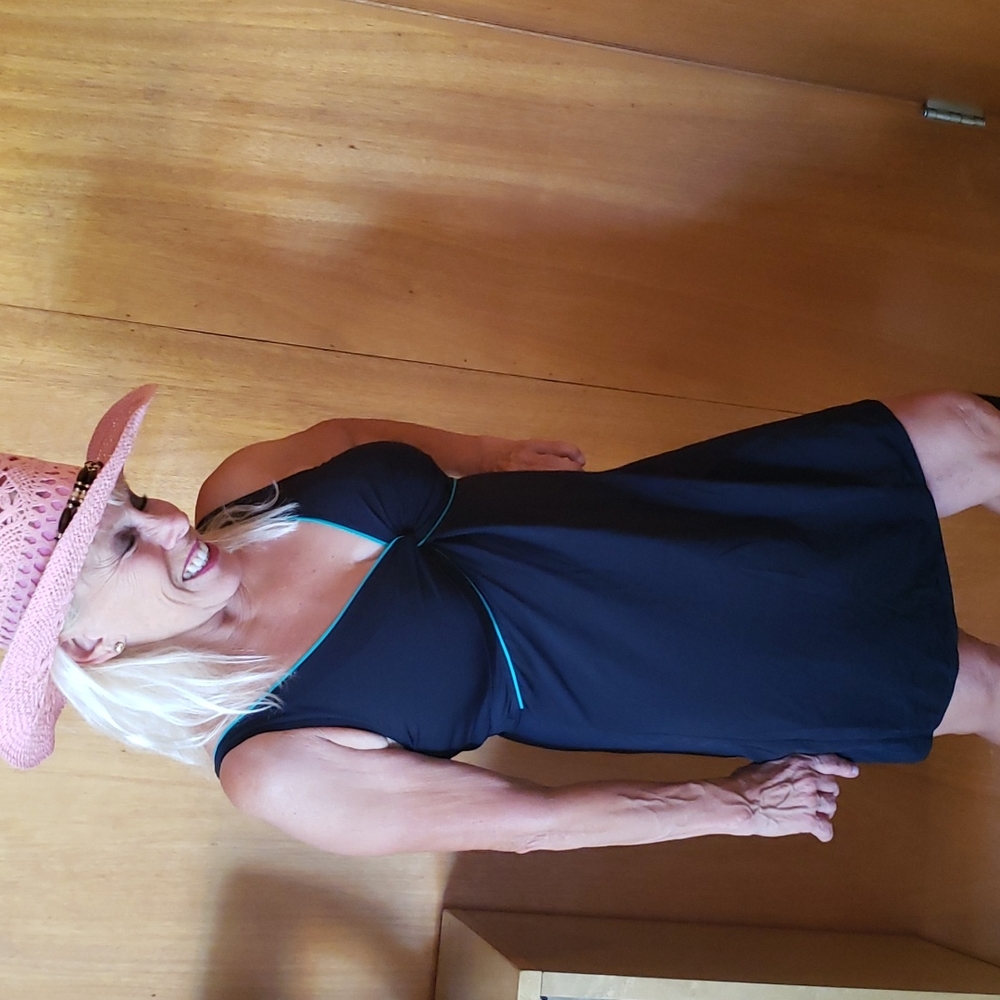 Coco Reef Navy Swim dress.
